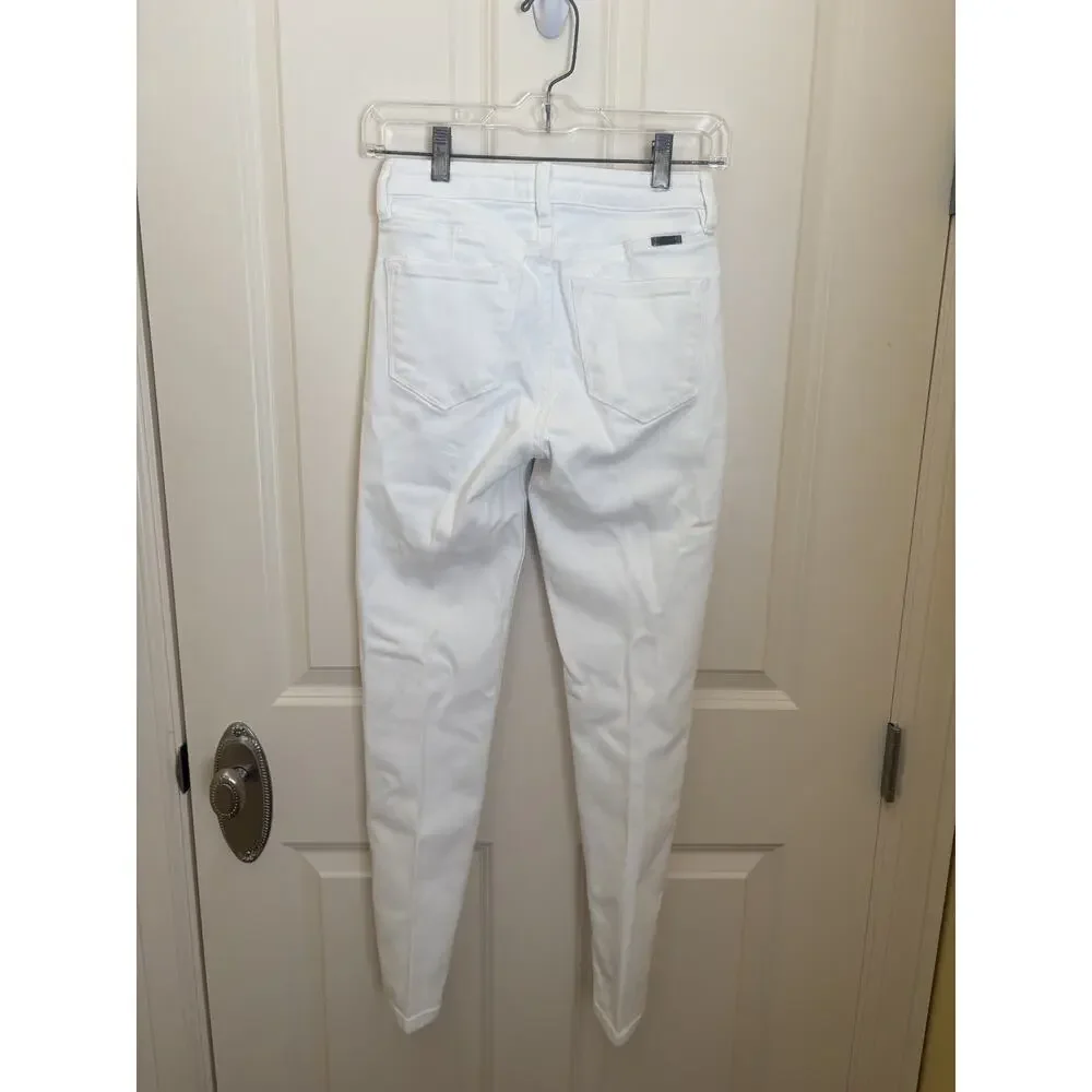 KanCan Women’s Skinny Jeans Size 3/25 KC7342 White